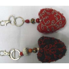 Heart keyring